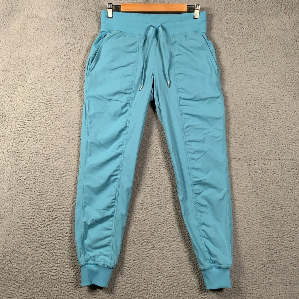 Lululemon Dance Studio Mid-Rise Lined Jogger Pant Womens Size 6 Blue Lightweight